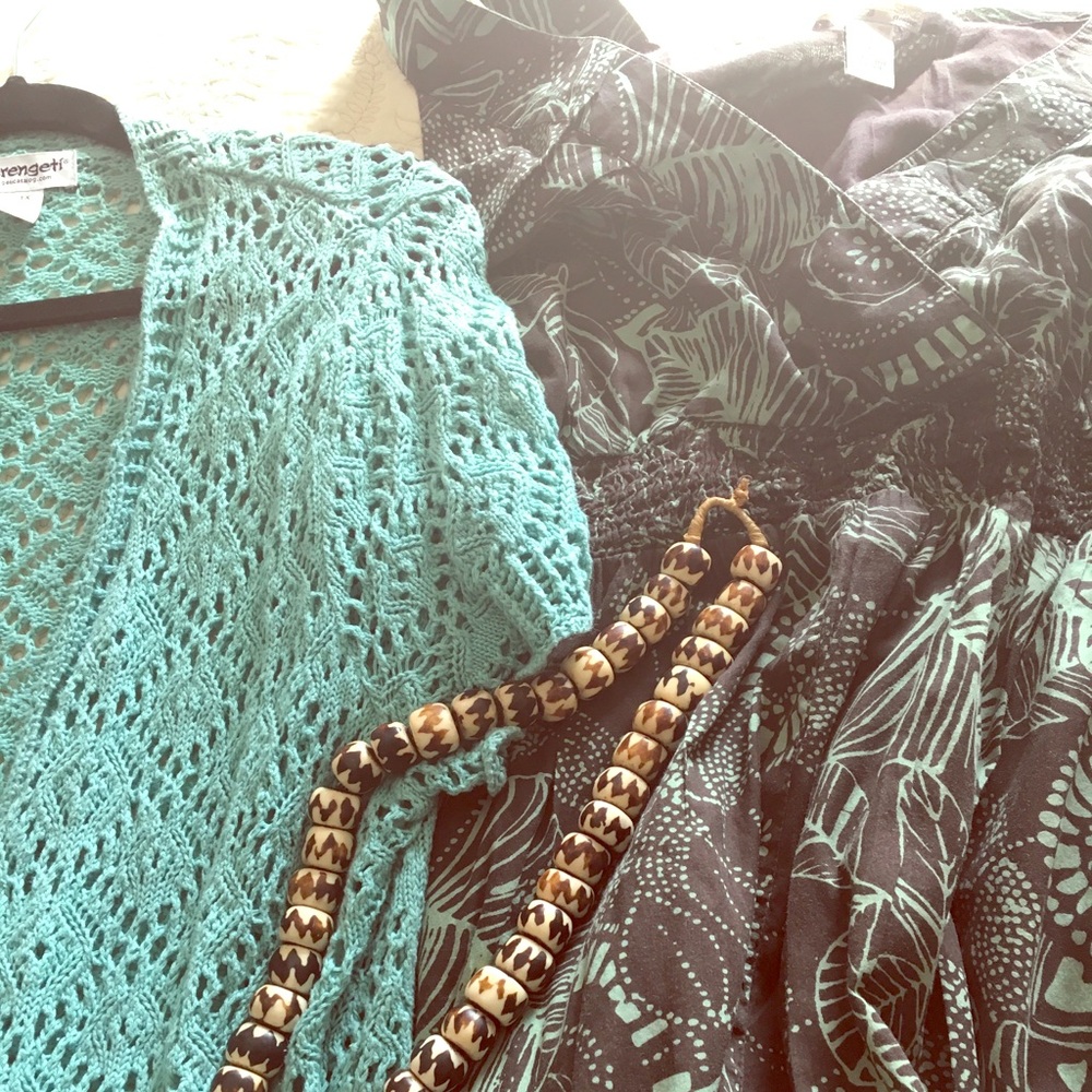 Dress and Shrug Set