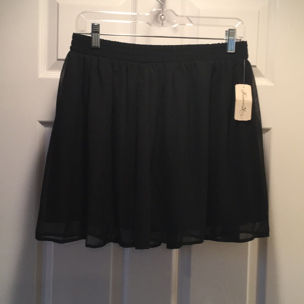 NWT Black Mini Skirt
