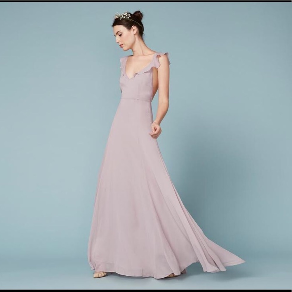 Reformation ISABELLA DRESS in water lily