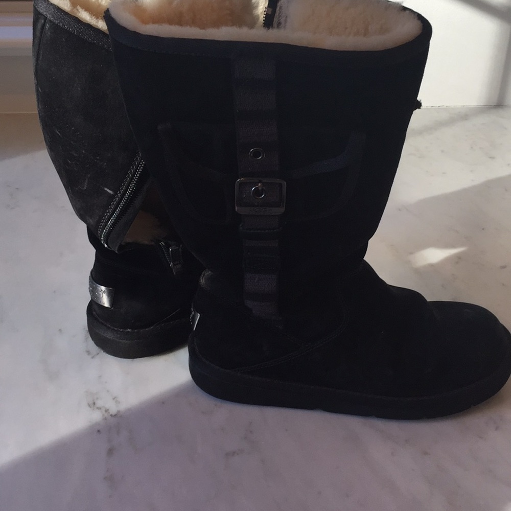 Black UGG boots