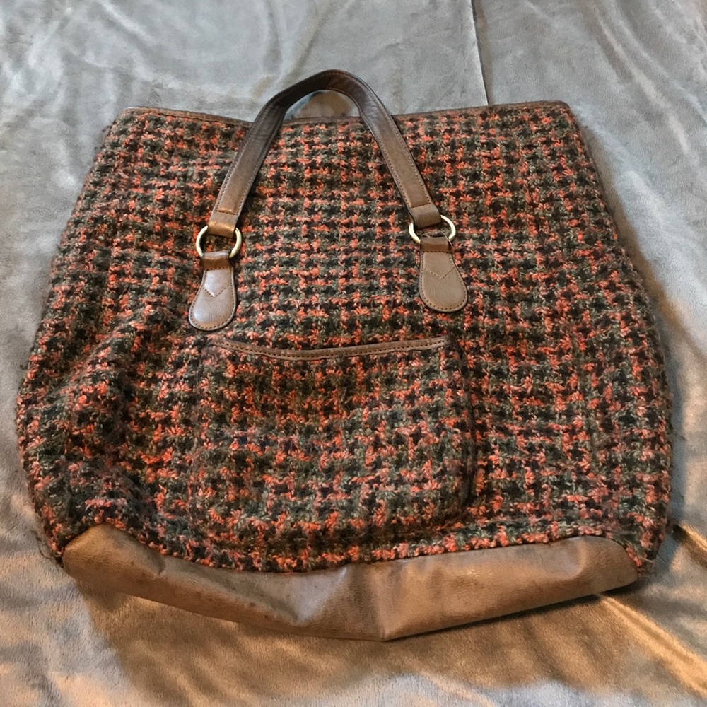 Zara Tweed Tote