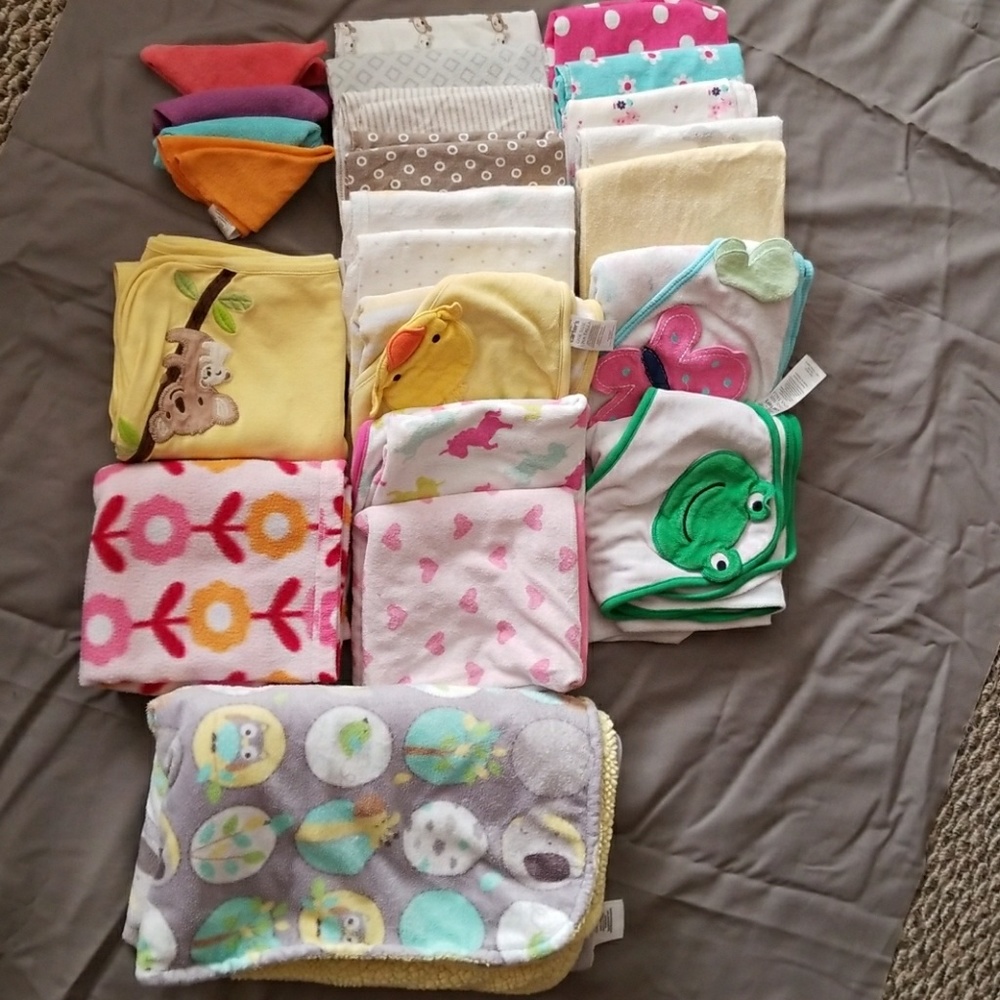 Baby Blanket and towel bundle