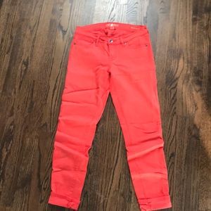 Orange Lucky Brand Jeans