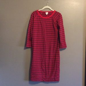 Navy and Red Target Sweater Dress