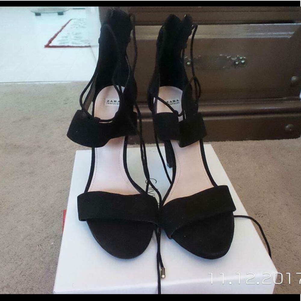 Zara Black Heels