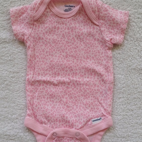 Gerber Bodysuit Set Baby Girl 0-3 Months - Picture 4 of 4