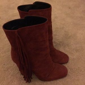 Giuseppe Zanotti Fringed Suede Ankle Boots