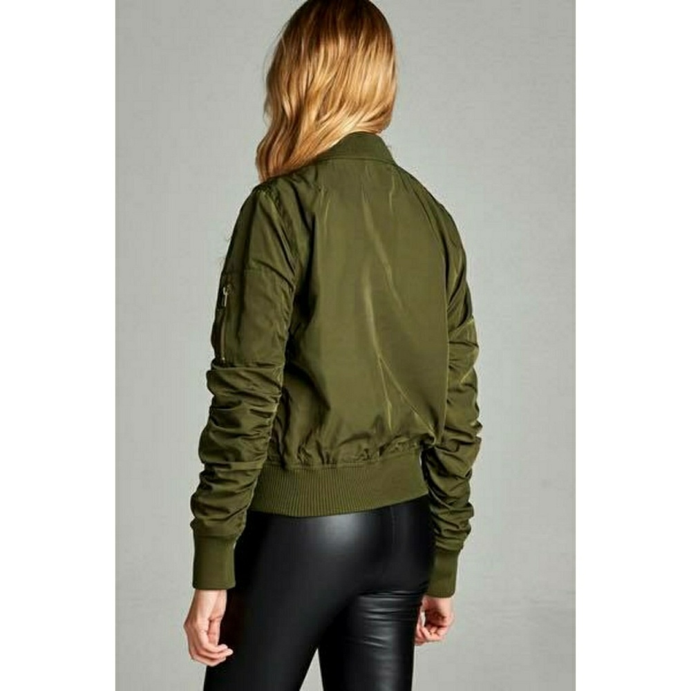 Bomber jacket only in black - Picture 3 of 3