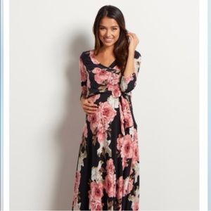 Pinkblush maternity maxi dress