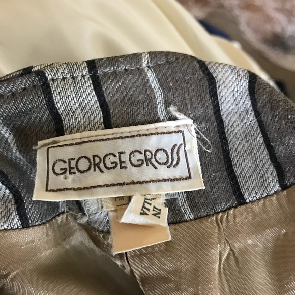 Vintage George Gross suite .Pure Linen - Picture 8 of 8