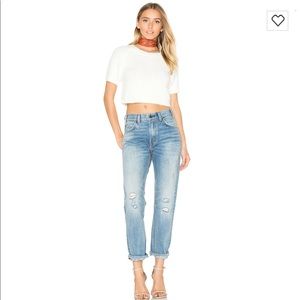 •24 HR SALE• NWT Levi’s Orange Tab 505c Cropped