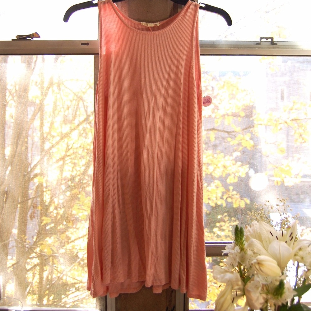 LA Hearts T-shirt Dress Blush Pink