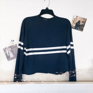 Brandy ♡ Melville Acacia Navy Stripe Top