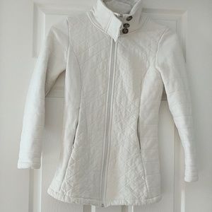 The North Face light gray jacket- Caroluna Jacket