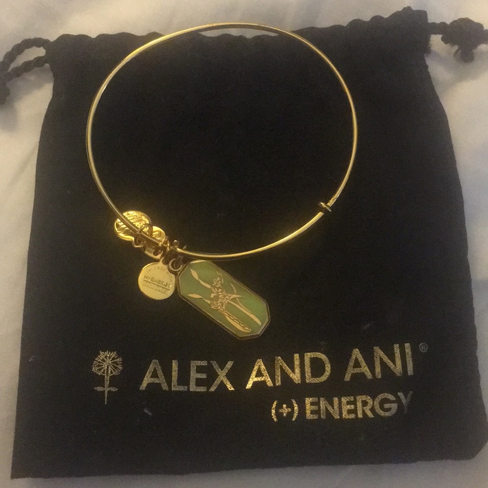 🌾🌼 Alex and Ani Gladiolus bracelet