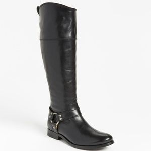 Frye Melissa Harness Boots 8.5 Black