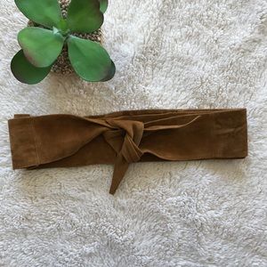 Italian Wrap Belt in Leather
