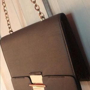 Chain link buckled purse