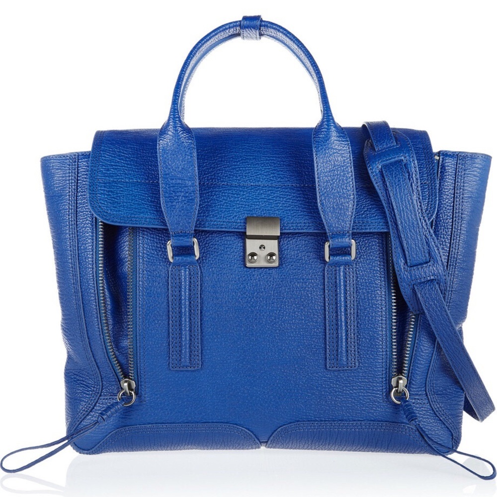 3.1 PHILLIP LIM LARGE SHARK-EFFECT PASHLI Mint