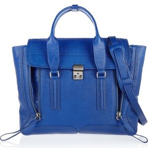 3.1 PHILLIP LIM LARGE SHARK-EFFECT PASHLI Mint