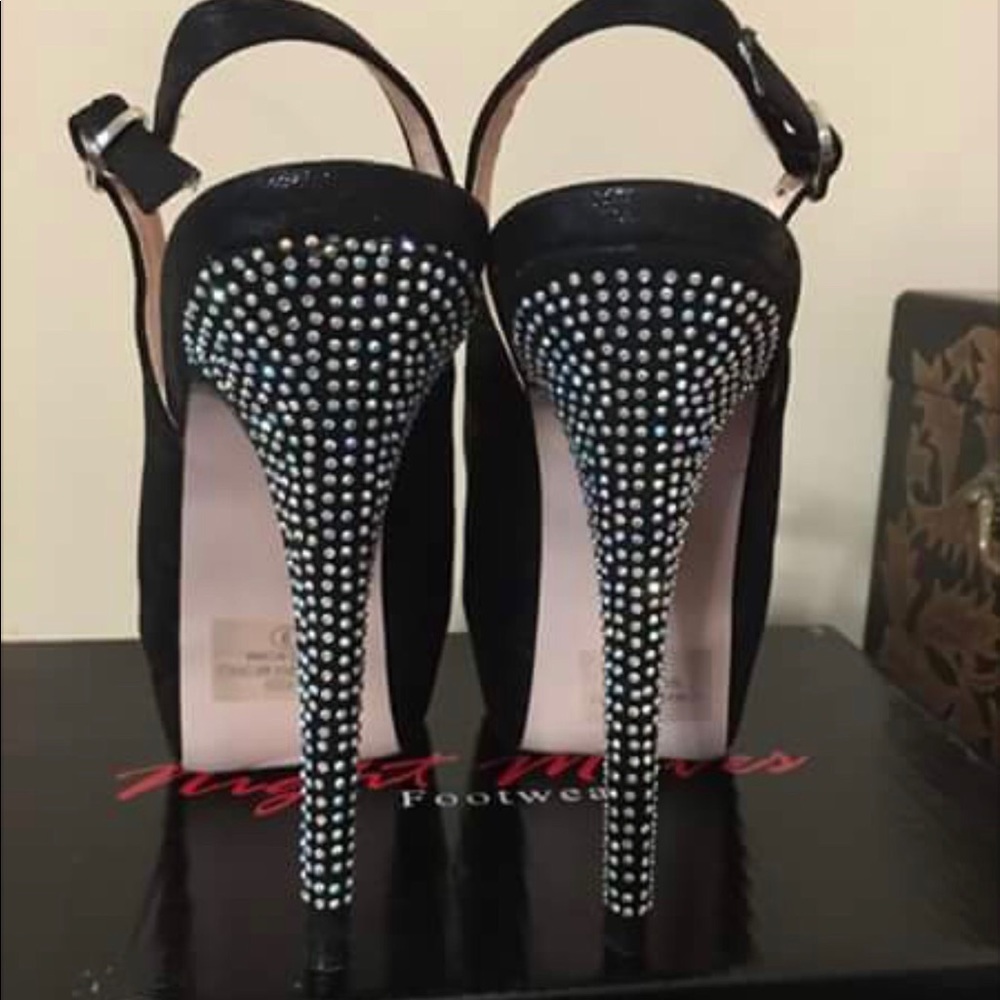 Rhinestone heels