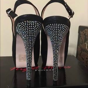 Rhinestone heels