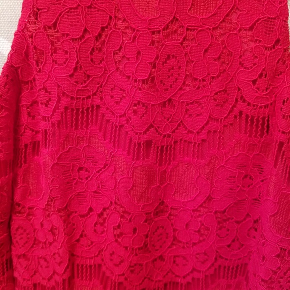 *SOLD*Halter Red lace Dress xs NWT - Picture 7 of 10