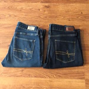 2 pairs Levi’s Denizen modern bootcut 27x31