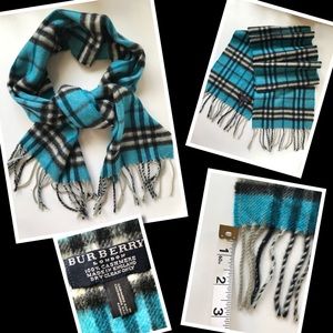 Burberry London 100% Cashmere Scarf