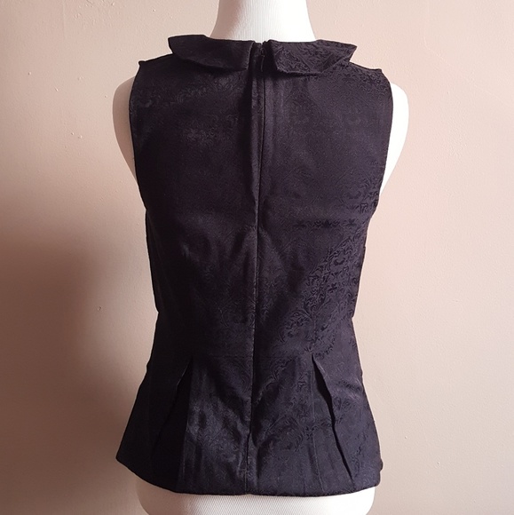 J.Crew Factory Collared Peplum Top - Picture 3 of 4