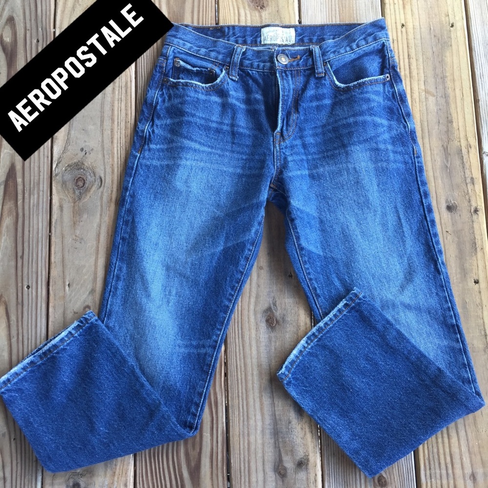 DONATING 1-29 Aeropostale Jeans Essex Straight Leg - Picture 1 of 5