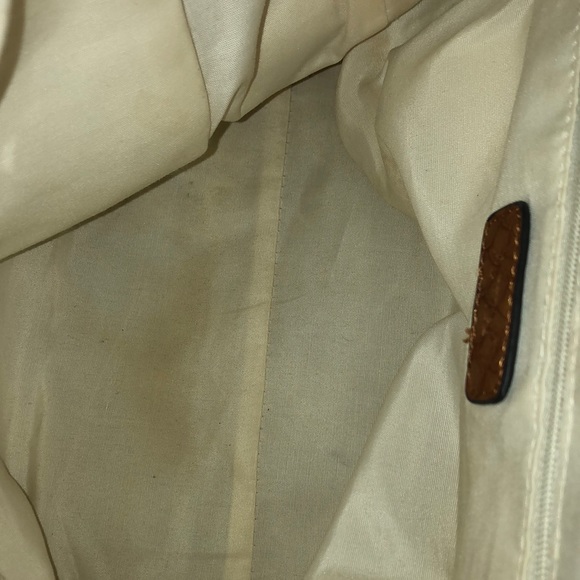 Sold Apt 9 navy white brown purse - Picture 5 of 7