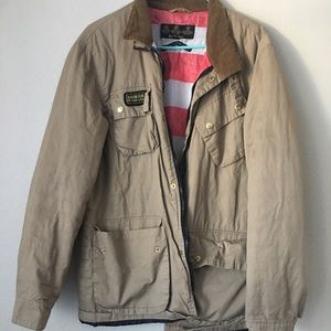 Barbour jacket- vintage USA theme