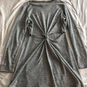 Honey Punch knot dress with cutout