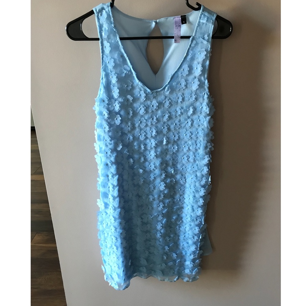 Francesca’s Sleeveless light blue dress