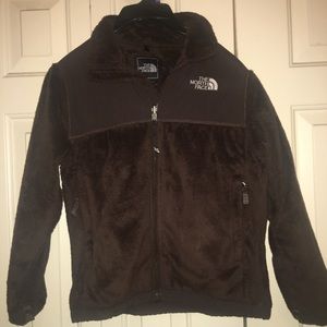Fuzzy Brown North Face