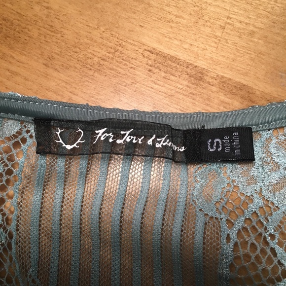 FOR LOVE AND LEMONS Lace Top - Picture 3 of 3