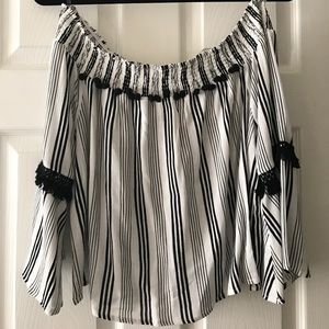 Off the shoulder boutique top