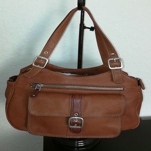 Fossil Satchel Brown Shoulder Bag