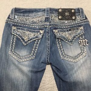 Miss Me's, size 25, boot cut.