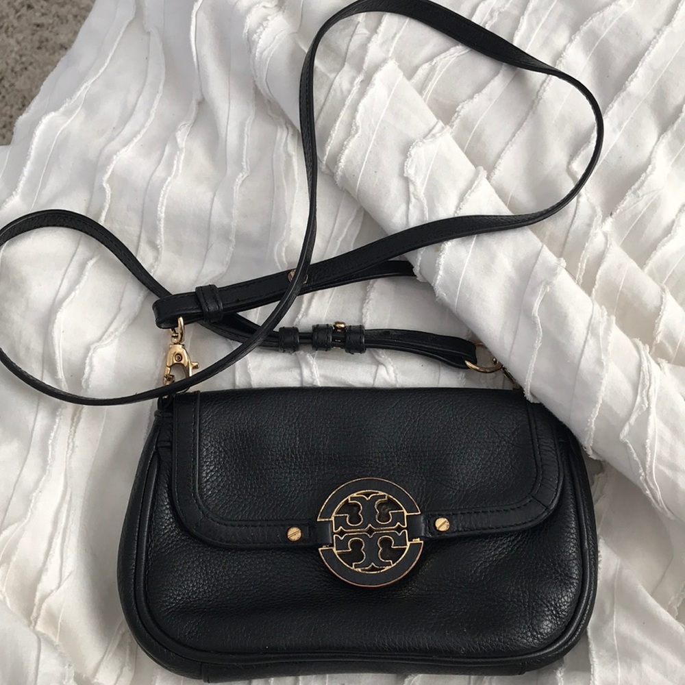 Tory Burch black Amanda Crossbody bag