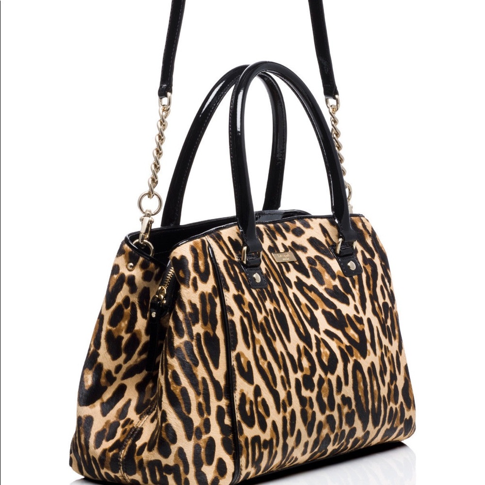 NWT Kate Spade Chateau Hill Sloan Haircalf Satchel