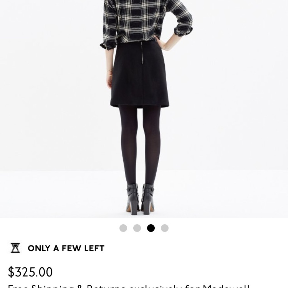 🎉🎊HP 12/30🎊🎉 Madewell Calf Hair Mini Skirt - Picture 2 of 6