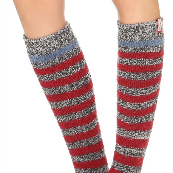 Hunter Striped Loop Knit Knee Socks - Picture 4 of 5