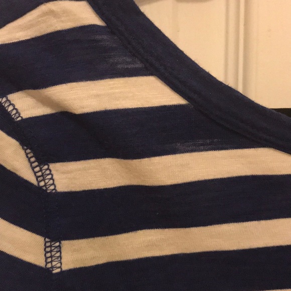 Express Blue & White Striped Shift Dress Size XS - Picture 2 of 4