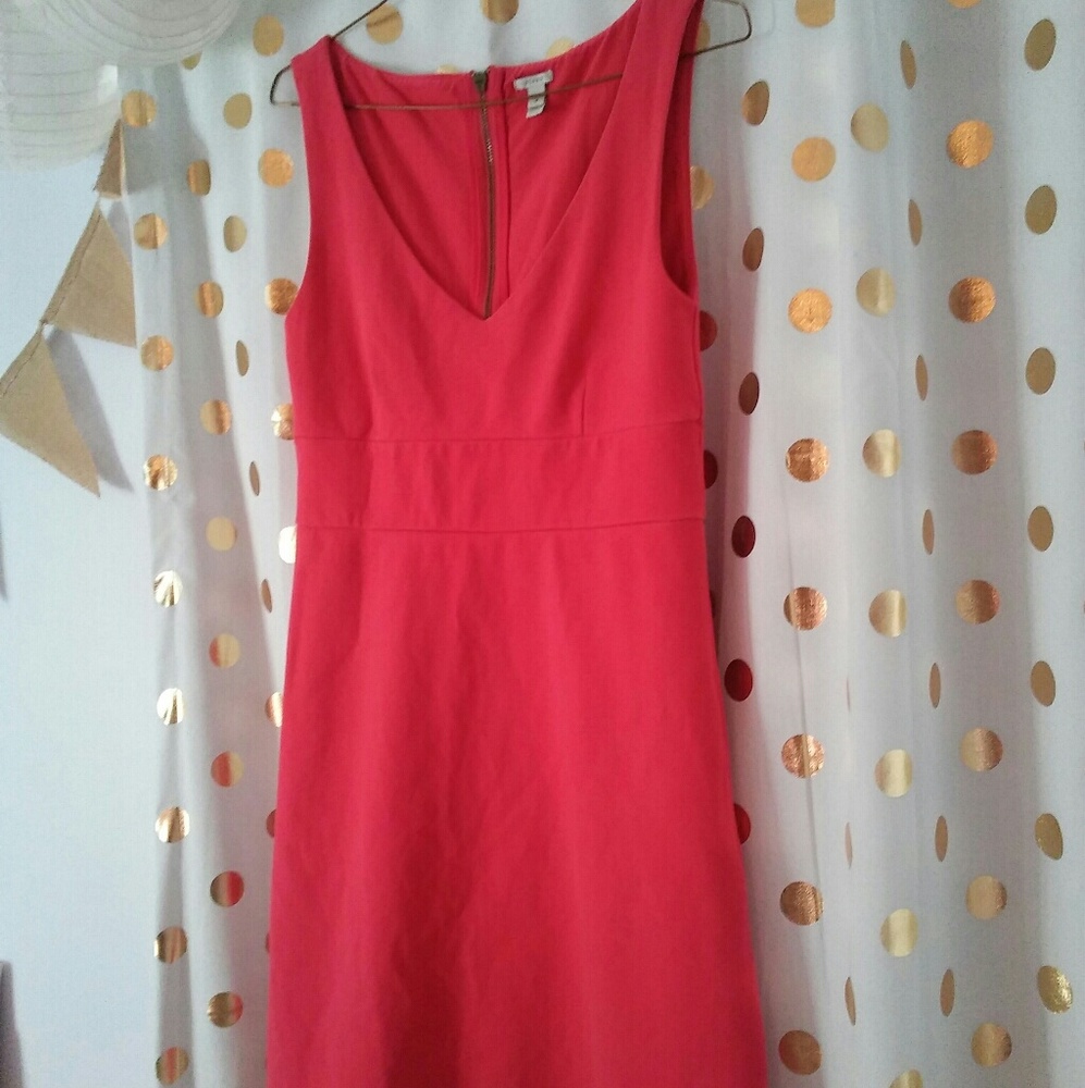 J. Crew Red Dress 👗 sz 4