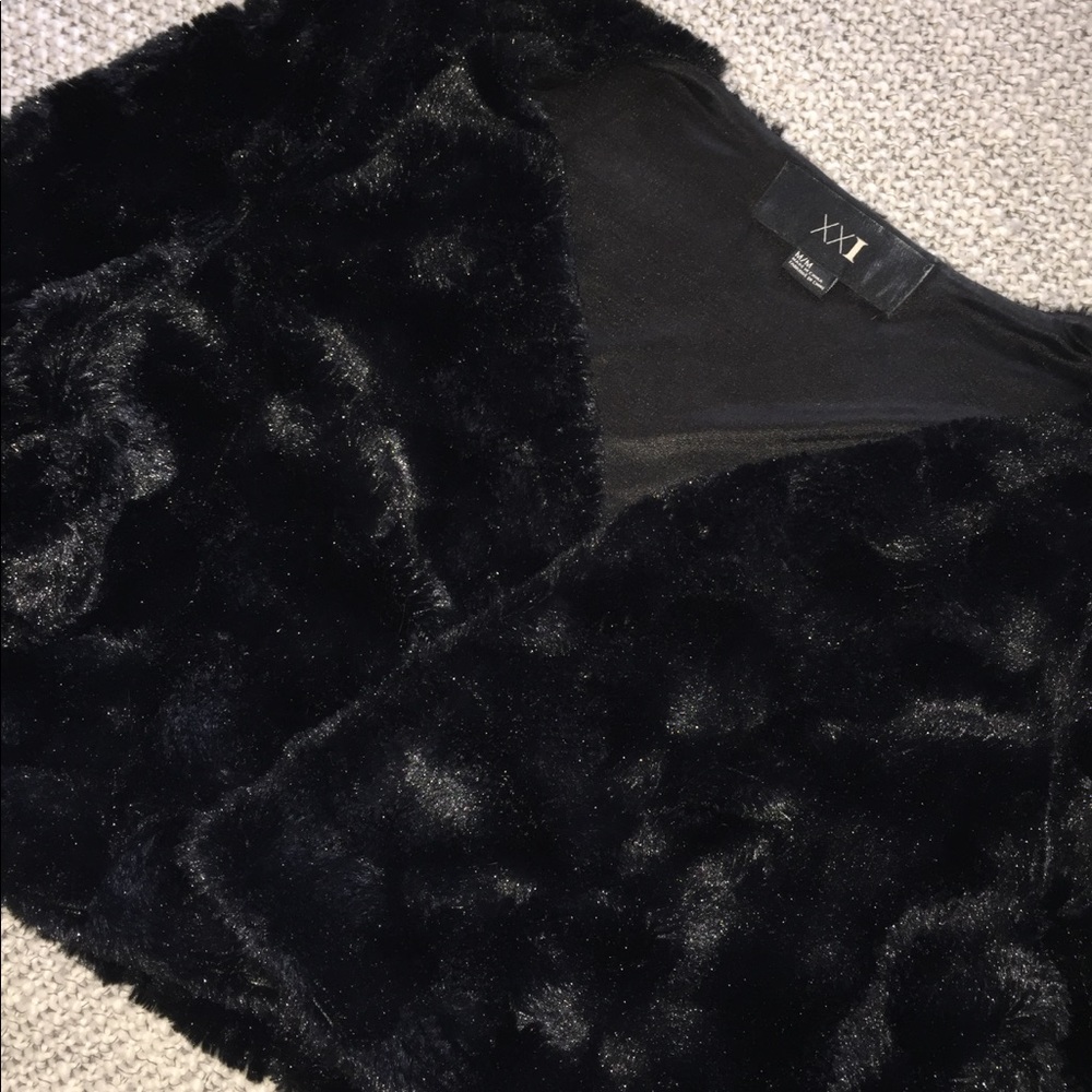Forever 21 faux fur jacket
