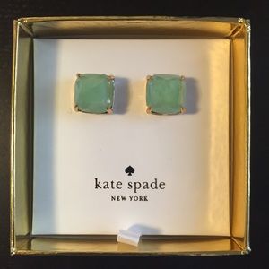 Kate Spade Amazonite Semiprecious Square Studs