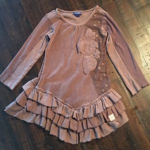 Naartjie Kids velour stretch dress like new!