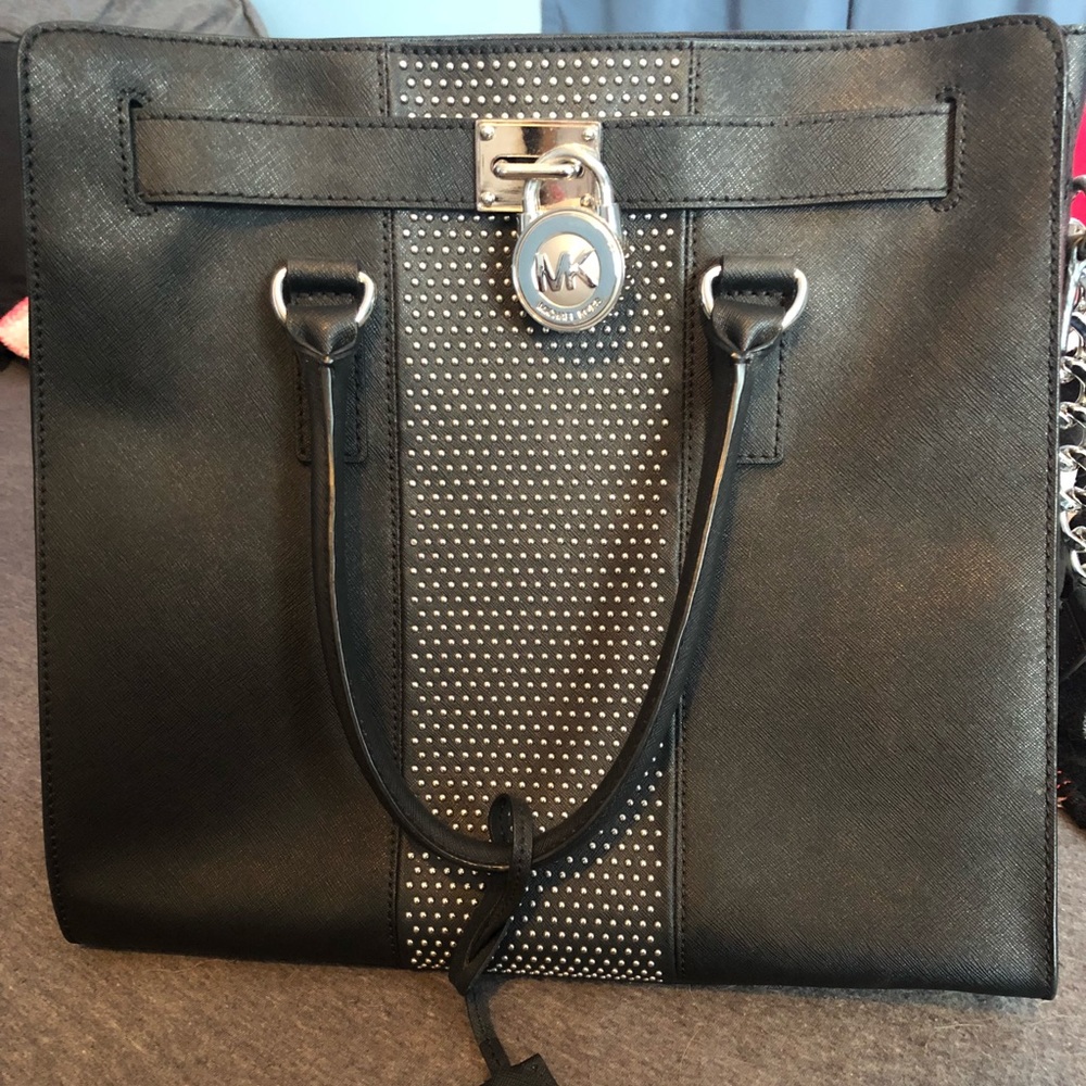 Large Hamilton studded Michael Kors